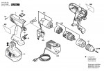 Bosch 0 601 952 4AE Gsb 14,4 Ve-2 Cordless Impact Drill 12 V / Eu Spare Parts